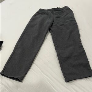 Aritzia Gray Track Pants Relaxed Fit Elastic Waistband